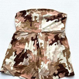 The Limited Brown Camo Tube Top ( XS )